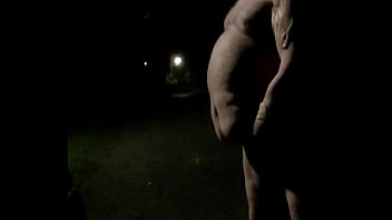 Preview 2 of Teresa Belgium - GAY BI JURKOFF BY CAR IN NATURE NAKED FATT