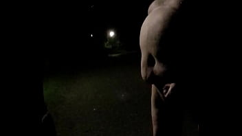 Preview 3 of Teresa Belgium - GAY BI JURKOFF BY CAR IN NATURE NAKED FATT