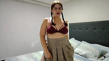 Preview 1 of Bhabhi And Son Sex Real - POV: Cute Chubby PAWG Lets You Finger Her Smelly Shaved Pussy and Spreads Her Ass For You (TRAILER)