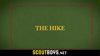 Preview 1 of Nwe Sunny Leones - Young twink boy fucked against a tree during outdoor hike-SCOUTBOYS.NET