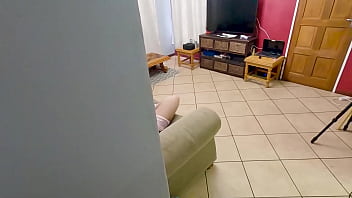 Preview 1 of Shemale Bdsm Spanking Facefuck - Stepsister Caught Watching Porn - Suck My Dick or I Tell Your !