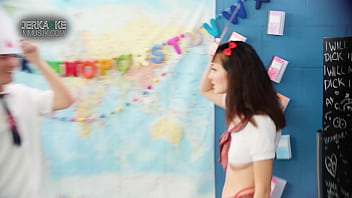 Preview 2 of Arabe Selfei - Jerkaoke - Madison Morgan Is A Naughty Teacher That Teaches Sex Ed Jerkaoke Style - LTV0031 - EP1