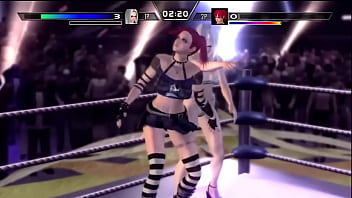 Preview 2 of Violet Saucy Xxx - Rumble Roses XX - Candy Cane Ryona Destruction (34)(HD)