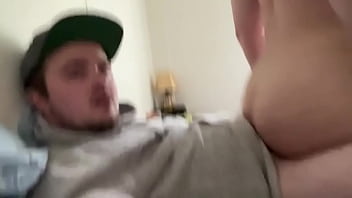Preview 2 of A K Doors - Assjob makes him cum in his own mouth!