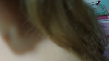 Preview 1 of Whore 5 - Frotando mi peque&ntilde_a verga sobre su co&ntilde_o rosado apretado