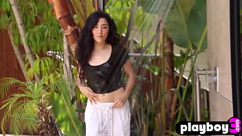 Preview 1 of Xxx Dlu Muvee - Sexy Asian teen Crystal Wings showing her nice body during amazing outdoor posing action
