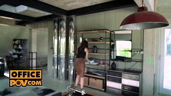 Preview 1 of Pajer - POV - The office newbie Lina Luxa is seduced by your look
