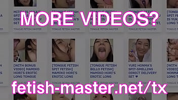 Preview 4 of Cute Babe S3x - Japanese Asian Tongue Spit Face Nose Licking Sucking Kissing Handjob Fetish - More at fetish-master.net