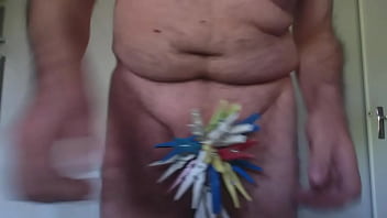Preview 2 of Phuket Pattaya Thailand Hijra - Clothespins CBT for slave Aloper