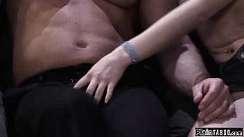 Preview 2 of Spank Porno - Brunette lets guy fuck her to get hired
