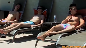 Preview 2 of One Clits Two Dick - Wild orgy with Rad Matthews and Austin Lucas end in warm cum