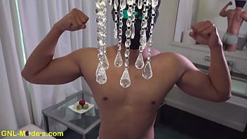 Preview 1 of Carole Nash Films - A fit toned model exercising and showing his sexy body,  then gets nipple played! Vid 822!