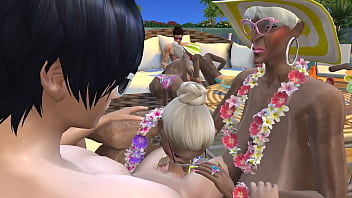 Preview 2 of Fotos Porno De Aracely Arambula - GRANNY TREAT 5 - Crazy granny blowjobs aboard the Granny Cruise - Sims 4