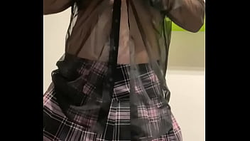 Preview 3 of Momsplaying Com - Purple school uniform
