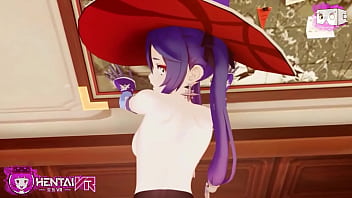 Preview 3 of Force Double Penetred - Mona Genshin Impact 3d