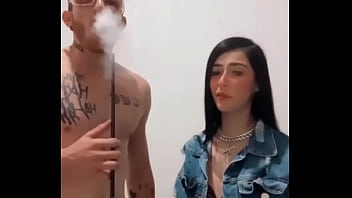 Preview 3 of Japan Mom And Sum - Fumando um narguile,  Badmelli