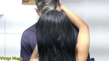 Preview 1 of Poro Hot - Casal Fodendo na Cozinha