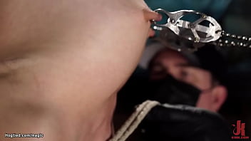 Preview 2 of Indian Vk Ftv Porn - Bound brunette slave feet tormented