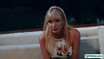 Preview 1 of Turkish Necla Fide Vintage Porn - Hunk straight guy anal fucks busty blonde tranny Jamie French