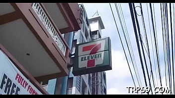 Preview 1 of Asian Tinage Fuck - Horny young japanese Caren fucked deep