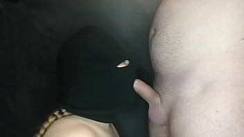Preview 3 of Sunny Leone Sex Hd 18 - my step sister&#039_s hot mouth sucks cock while her face is hidden by a balaclava