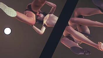 Preview 4 of Sunny Leone Sexy Vedos - Hentai Uncensored 3d - Kitty Handjob 69 and Threesome - Japanese Asian Manga Anime Game Porn