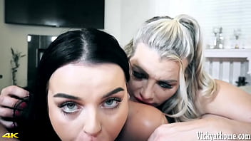 Preview 3 of Plump Wife Sex Videos - POV Cock Craving Cougar Vicky Vette and Teen Payton Preslee Suck Dick!