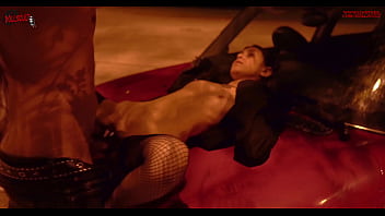 Preview 3 of Sleeping Asian - I fuck Sissi on the hood of the car in the middle of the road