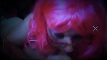 Preview 2 of Vvv Mp3 - Pink hair CD LizzyLuv Sucks Black Cock