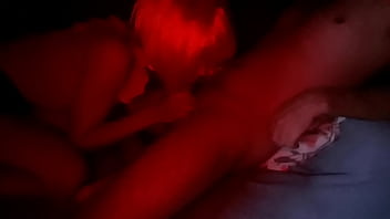 Preview 1 of Forced Bi Cuckold Mom - Novinha fazendo boquete no seu chefe