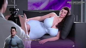Preview 1 of Teen Shower Voyeur Spycam - Cheating Wife Step Aunt With Perfect Big Tits Fucks Her Hairy Mature Pussy With A Dildo In Front Of Step Nephew While Her Cuckold Husband Is In The Next Room | Apocalust | Taboo Hentai Game | Part #15