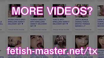 Preview 3 of Beeg Vlxx - Japanese Asian Tongue Spit Face Nose Licking Sucking Kissing Handjob Fetish - More at fetish-master.net