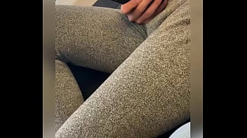 Preview 4 of Milf Dirty Talk Solo Squirt - Big legs Lycra trousers