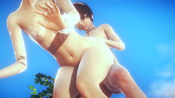 Preview 4 of Alia Vata Xxx Rely Video - Yaoi Femboy - Fer boobjob and anal by other femboy - Sissy crossdress Japanese Asian Manga Anime Game Porn Gay