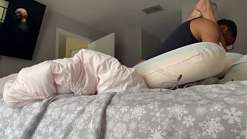 Preview 4 of Xxx Teen Sleeping Rape - Latina gets secretly recoded sucking bbc