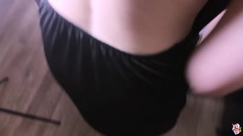 Preview 3 of Pinay Pene 80s Com - Big Tits Brunette in Stockings: From Vibrator to Hard Fuck till Cum on Tits