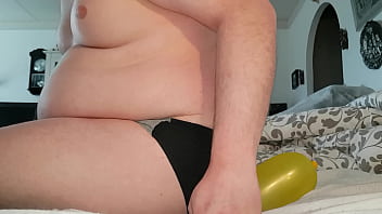 Preview 2 of Vikki Jerk - Chubby guy balloon bursting