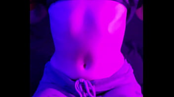 Preview 2 of Hindi Beautiful Sex Bihar - ROXY LIGHTS strips from comfy clothes to thong to show big ass
