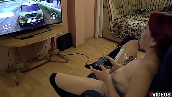 Preview 4 of Bbw Mature With Son - Crazy driver on PS4