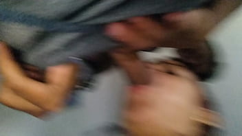 Preview 1 of Brutale Pickups - sucking bbc and being fucked doggy style while cuckold hubby see from the living room