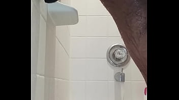 Preview 3 of Toenails Sex - Showering with a BBC DILDO