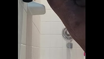 Preview 4 of Toenails Sex - Showering with a BBC DILDO