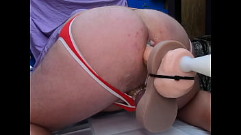 Preview 1 of Tribi Family Word Nfus Video - Ball busting fucking machine
