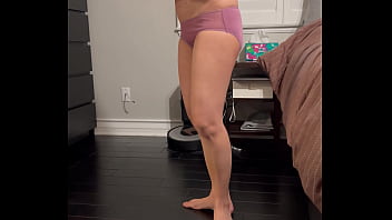 Preview 1 of Sunny Leoen Faking - Petite Asian with used small underwear