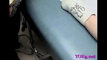 Preview 4 of Bbc Blonde Orgasm Cuckold - Foot fetish at home