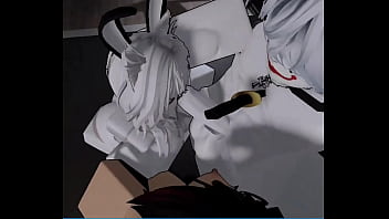 Preview 2 of Only Romas - Fazendo sexo Roblox com duas safadas