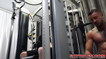 Preview 2 of Ballywood Sex - GayDilfs.com - How to get your gym membership canceled - use the machines like Ian Levine,  Cole Blue,  and Dolf Deitrich for wild and raw gay sex in the most exhilarating positions!