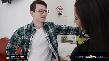 Preview 1 of Lexi Toy - MommyBlowsBest - Handyman Fixes Brunette Big Tittied&#039_s Mouth With His Cock - Lily Lane,  Celtic Iron