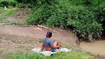 Preview 1 of Bikni Massage - WHAT IS THIS LADY DOING AT THIS WATERSIDE INSIDE THIS FOREST