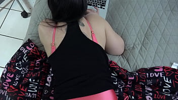 Preview 1 of Arab Old Mom Fucking Son Arab Hd - Assjob and Pulsations while my GF does homework